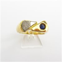 Anneau Damiata Gioielli Homme in Or jaune Zircone 985/102-D199 - 985/102-D199